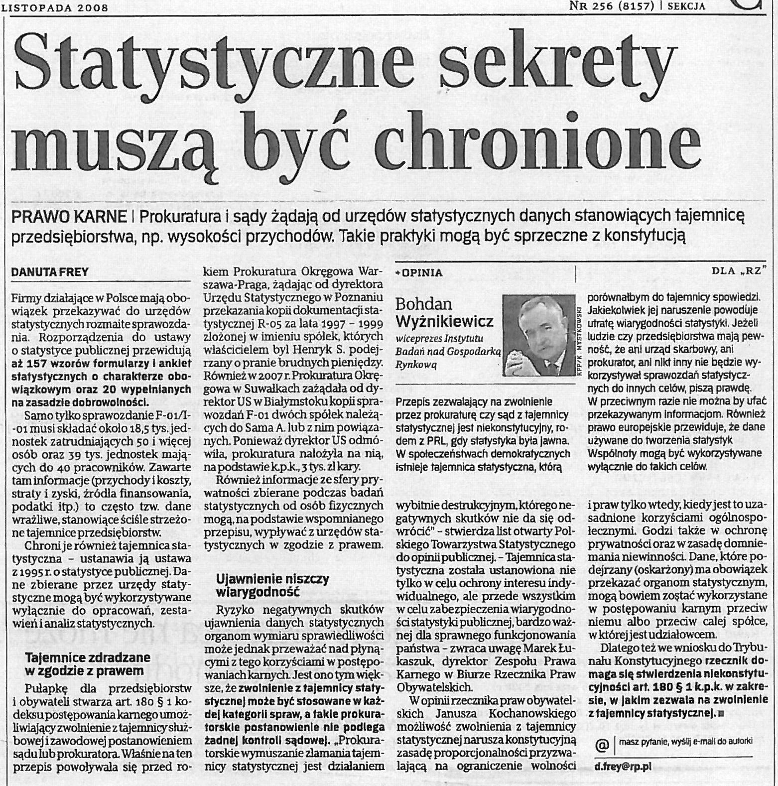 Roczniki Statystyczne Polski 2008
